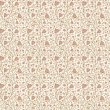 vintage meisjeskamer of babykamer behang met roze bloemen van het merk Little Amour