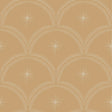 vintage meisjeskamer of babykamer behang met sterren van het merk Little Amour