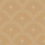 vintage meisjeskamer of babykamer behang met sterren van het merk Little Amour
