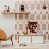 meiseskamer behang patchwork van het merk Bibelotte