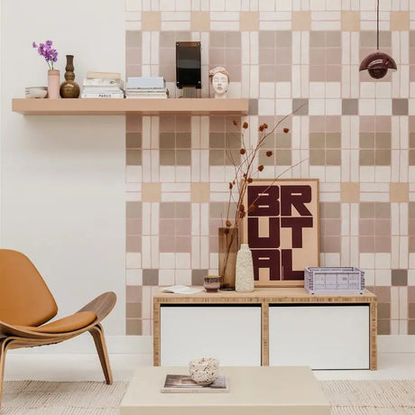 meiseskamer behang patchwork van het merk Bibelotte