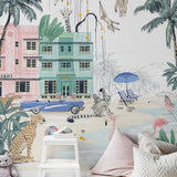 Jungle Behang - Miami Beach