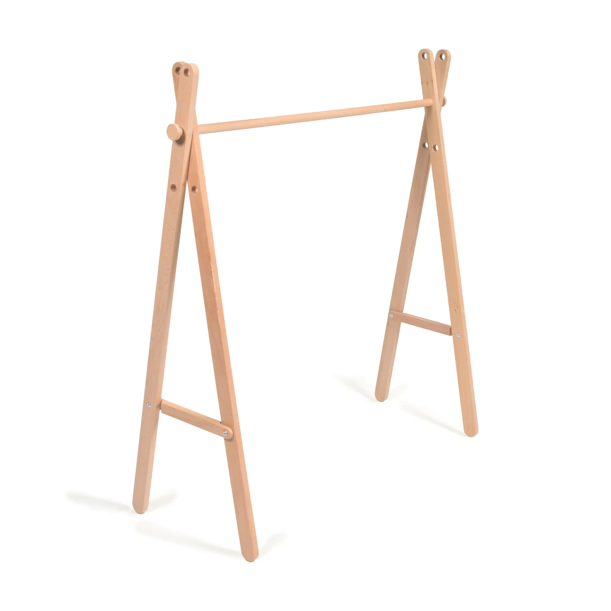 Houten kledingrek voor kinderen