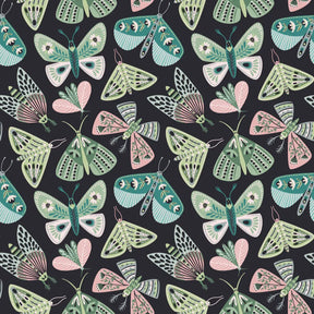 Kindenkamer behang met nachtvlinders