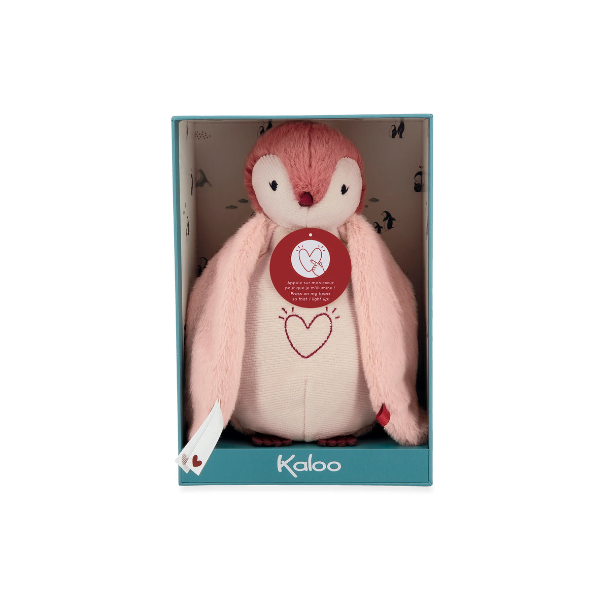 Nachtlampje voor baby’s in de vorm van een pinguïn knuffel 