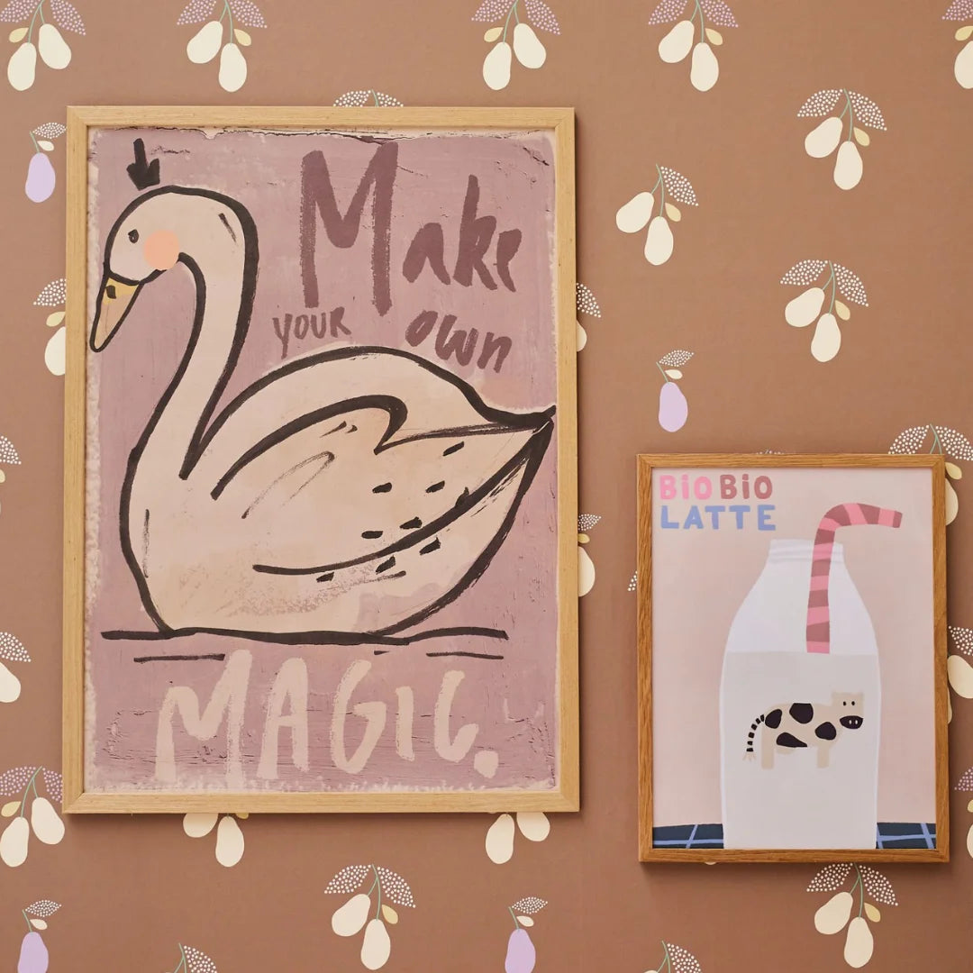 Behang voor kinderkamer of babykamer peren