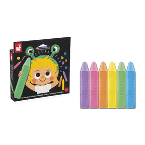 Stoepkrijt pastel kleuren Janod