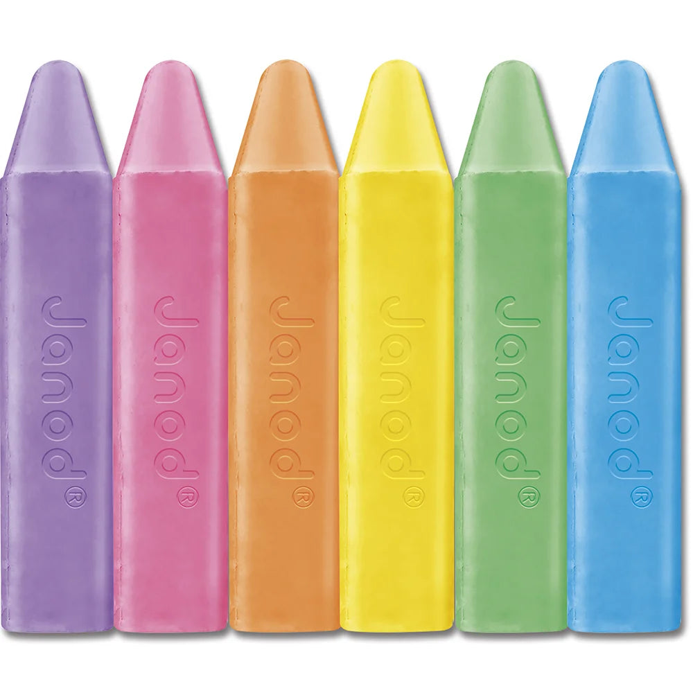 Stoepkrijt pastel kleuren Janod
