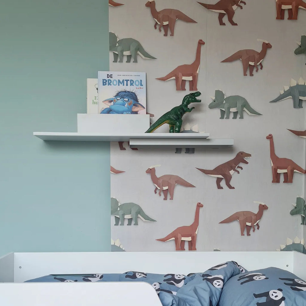 Behang met dinosaurussen voor kinderkamers