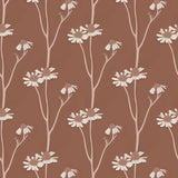 behang met kamille bloemen voor meisjeskamers en babykamers