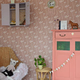 behang met kamille bloemen voor meisjeskamers en babykamers