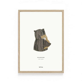 Ted en Tone poster voor de kinderkamer