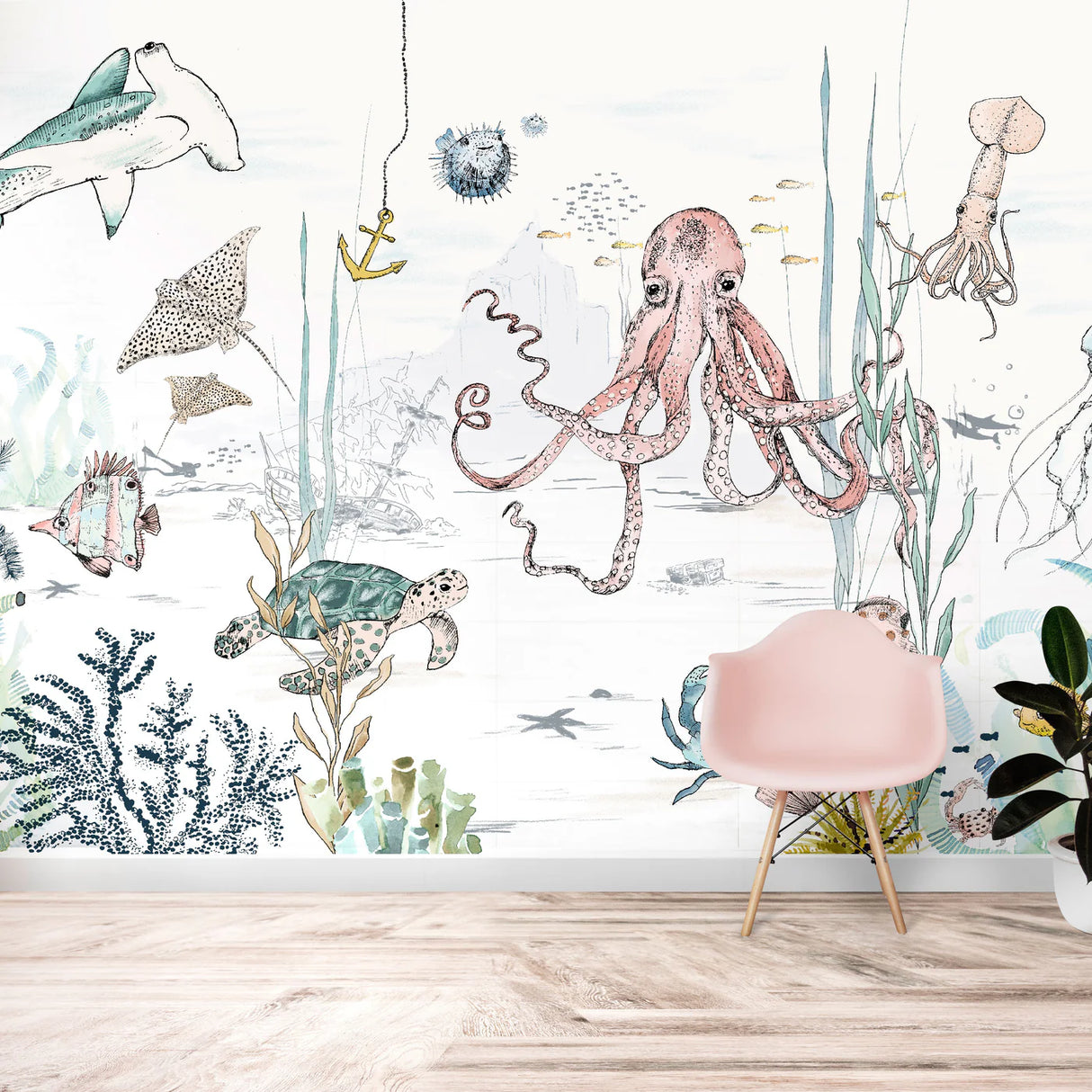 Ocean Behang - Underwater Wonders