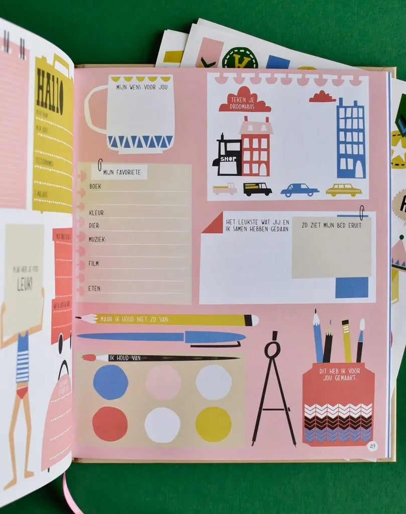 Vriendenboek origineel met stickers voor basisschool