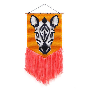 Wandkleed borduren zebra voor kinderen