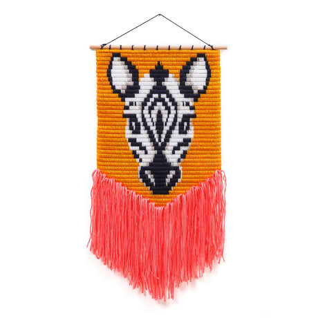 Wandkleed borduren zebra voor kinderen