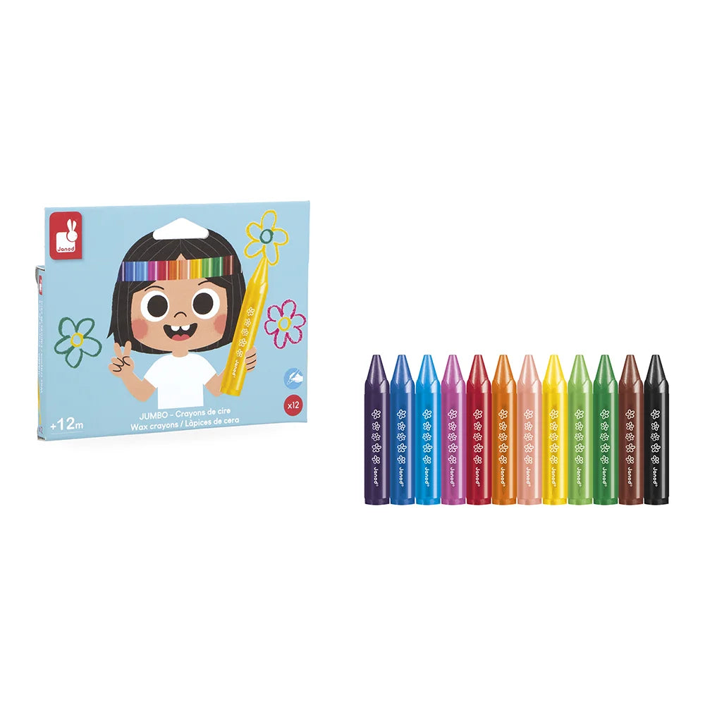 Wax krijtjes voor peuters