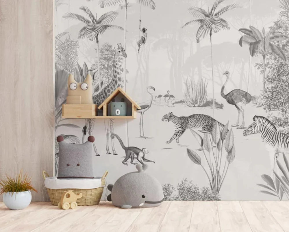 Jungle Behang - Wildlife's Playground