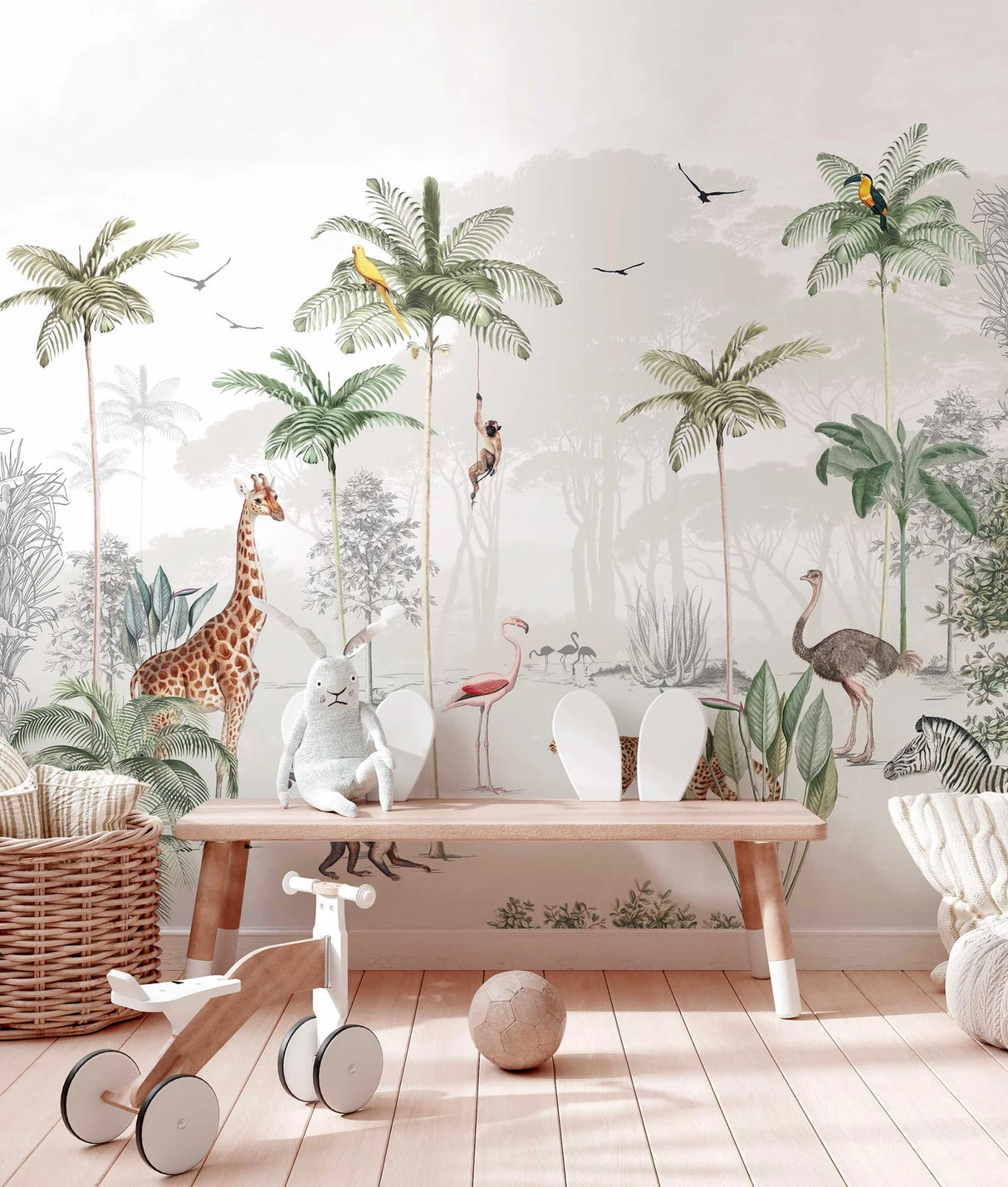 Jungle Behang - Wildlife's Playground