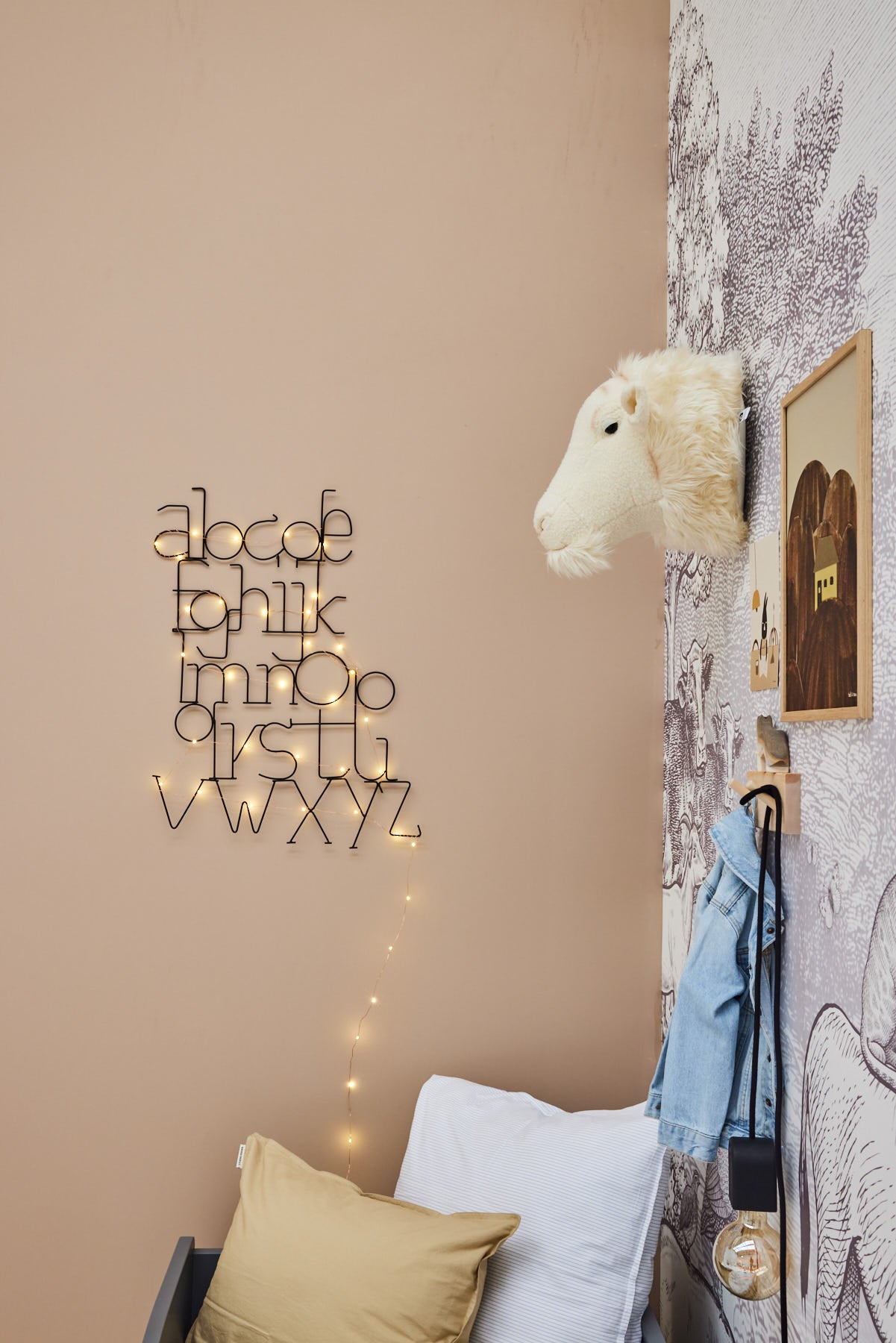 ABC draadlamp