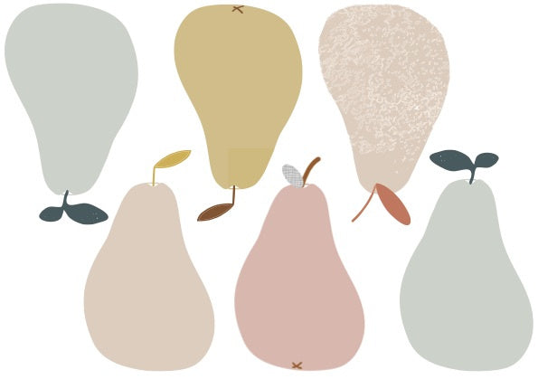 Bibelotte-Muurstickers-Peertjes voor kinderen