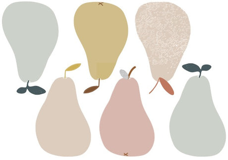Bibelotte-Muurstickers-Peertjes voor kinderen