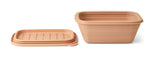 liewood opvouwbare lunchbox tuscany rose pale tuscany mix