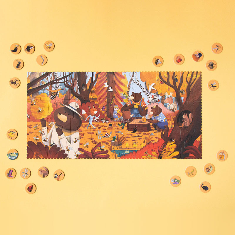 Londji bear's forest /bos puzzel voor jonge kinderen