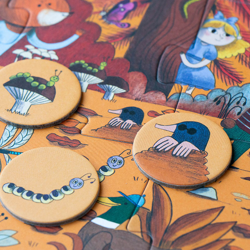 Londji bear's forest /bos puzzel voor jonge kinderen