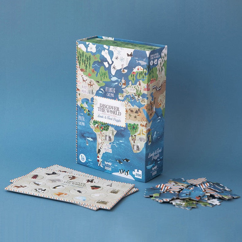 Londji discover the world puzzel/puzzle
