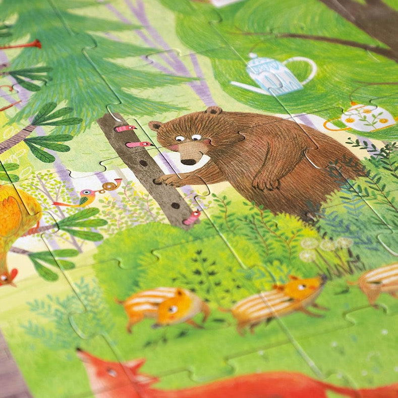 Londji day and night in the forest puzzle
