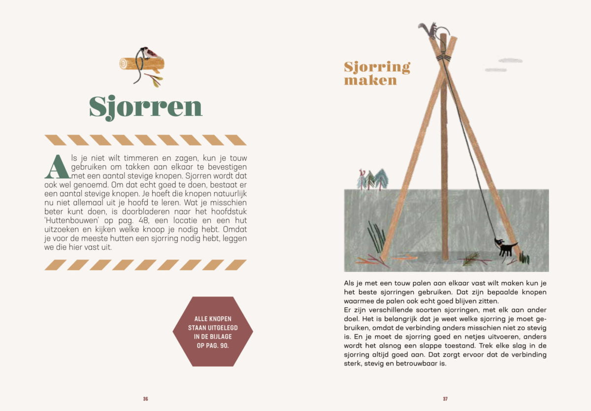 Huttenbouwen outdoor voor kinderen