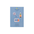 Sticky Lemon x Novesta kampeer/avontuur patches van een vergootglas, lantaarn en een doosje sardientjes voor kinderen