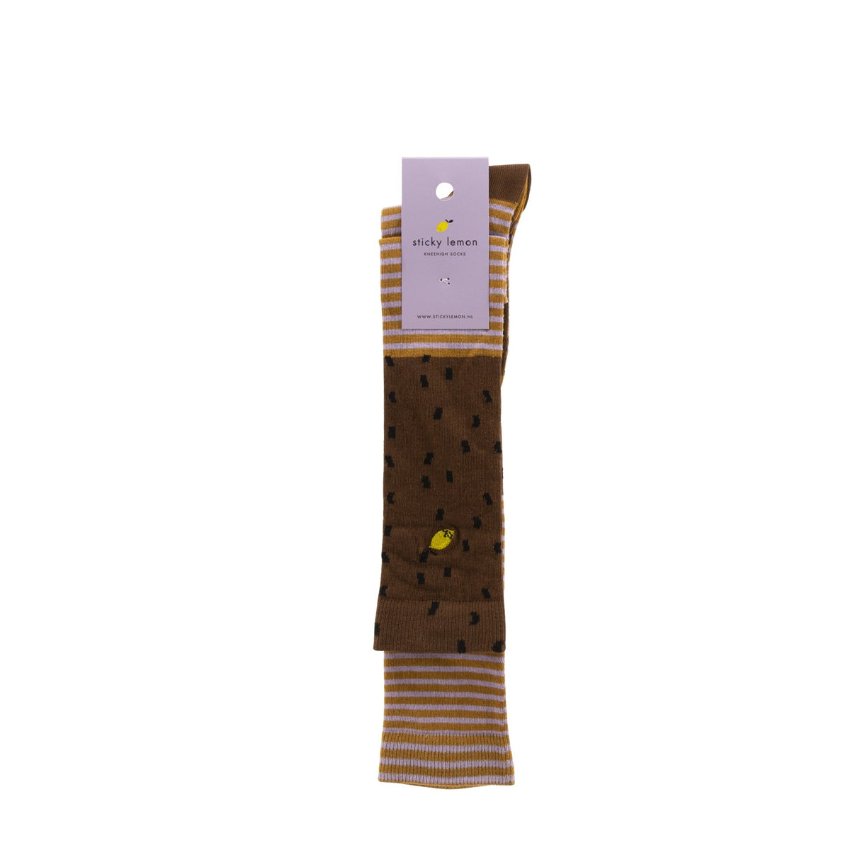 Sticky Lemon kniekous kleur  Cinnamon  Brown
