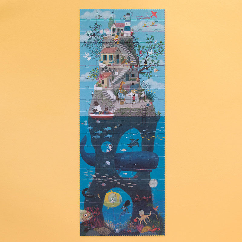 een puzzel vol verhalen van Londji De puzzel 'tea by the sea' is voor kinderen van 5 tot 8 jaar