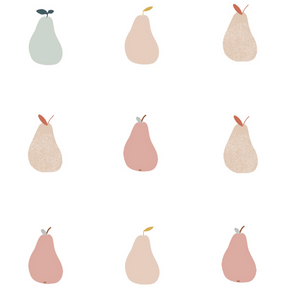 Bibelotte Peertjes roze behang