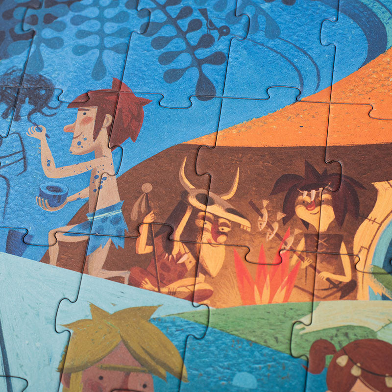 Londji puzzel Prehistory voor kinderen 
