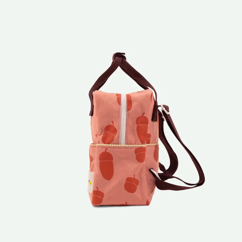 Sticky Lemon envelope collection - special edition acorn. Roze en rode kinder rugzak